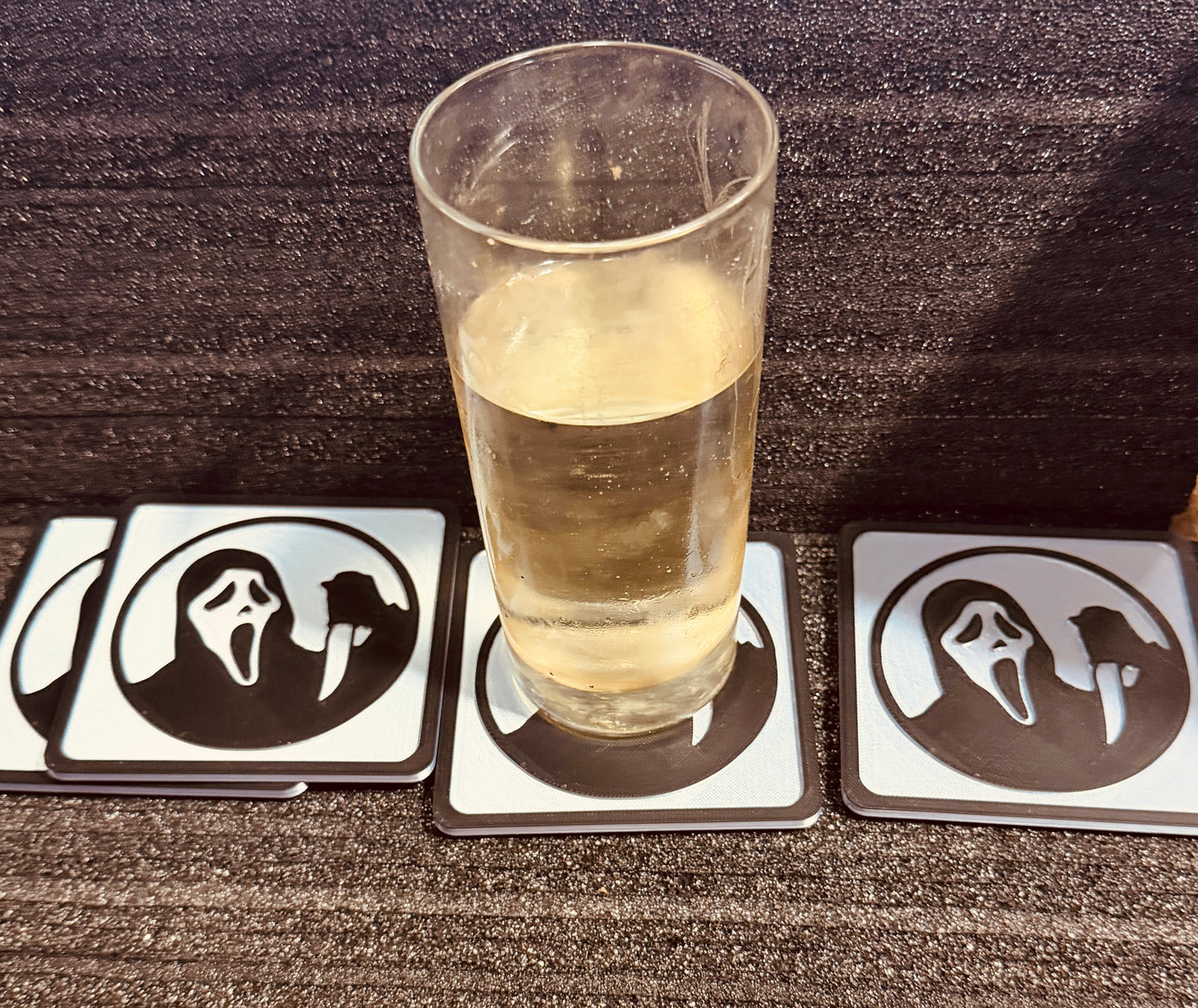 3D printed coasters slacher