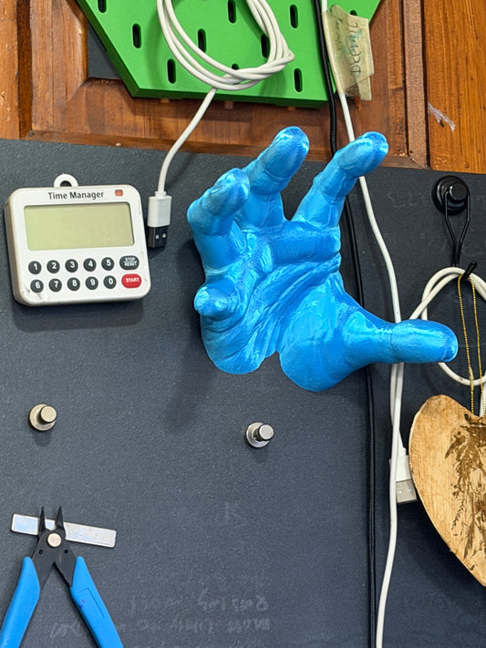 3D printed The Thing Addams Family fridge magnet