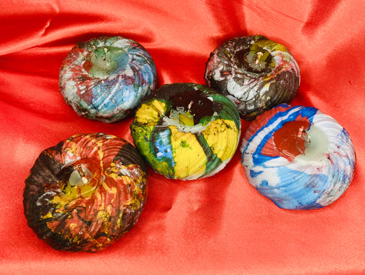 Ornamental Candles set of 5
