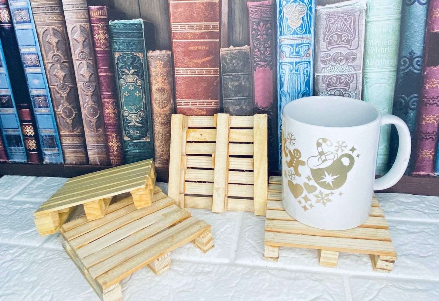 Pallet Coasters x 4