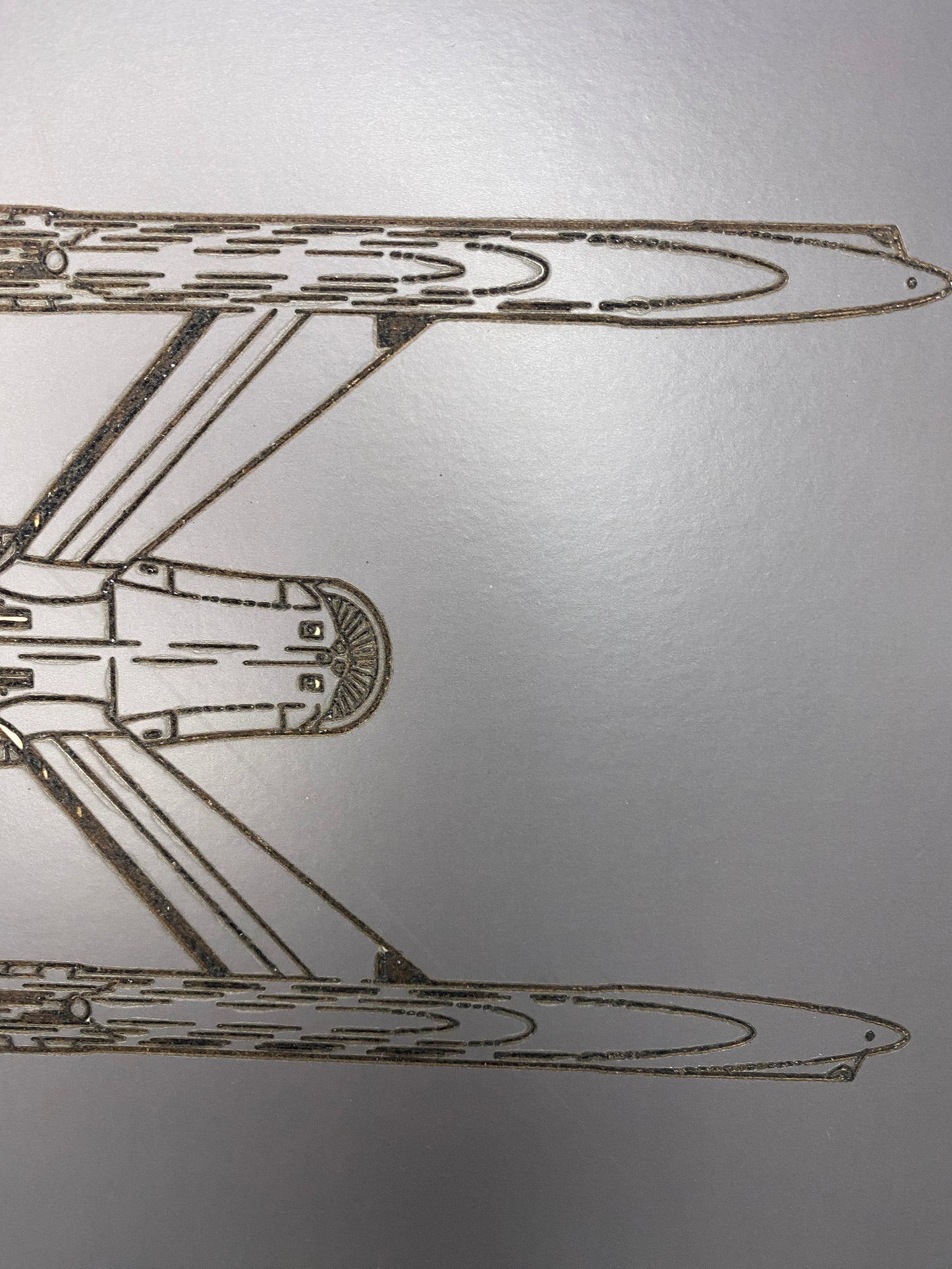 USS Enterprise placement mat