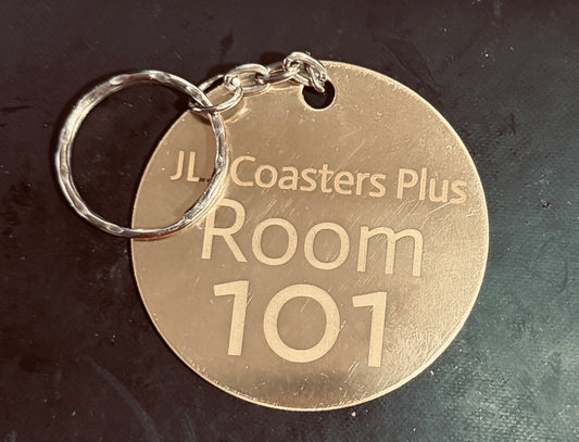 Personalised Laser Engraved Brass Key Rings
