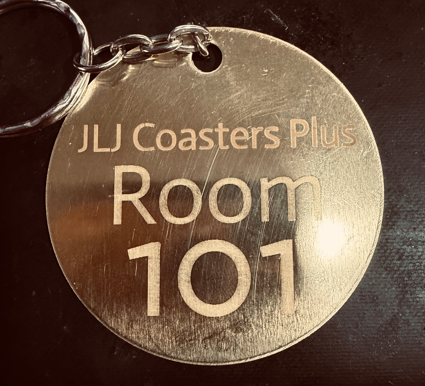 Personalised Laser Engraved Brass Key Rings