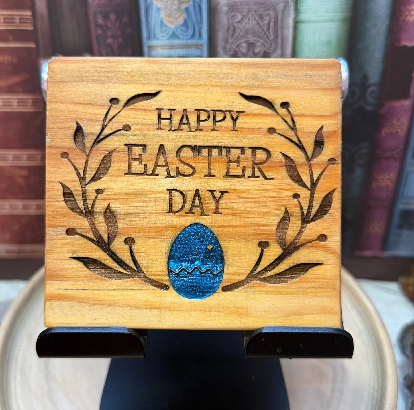 Easter time coasters, chunky but nice