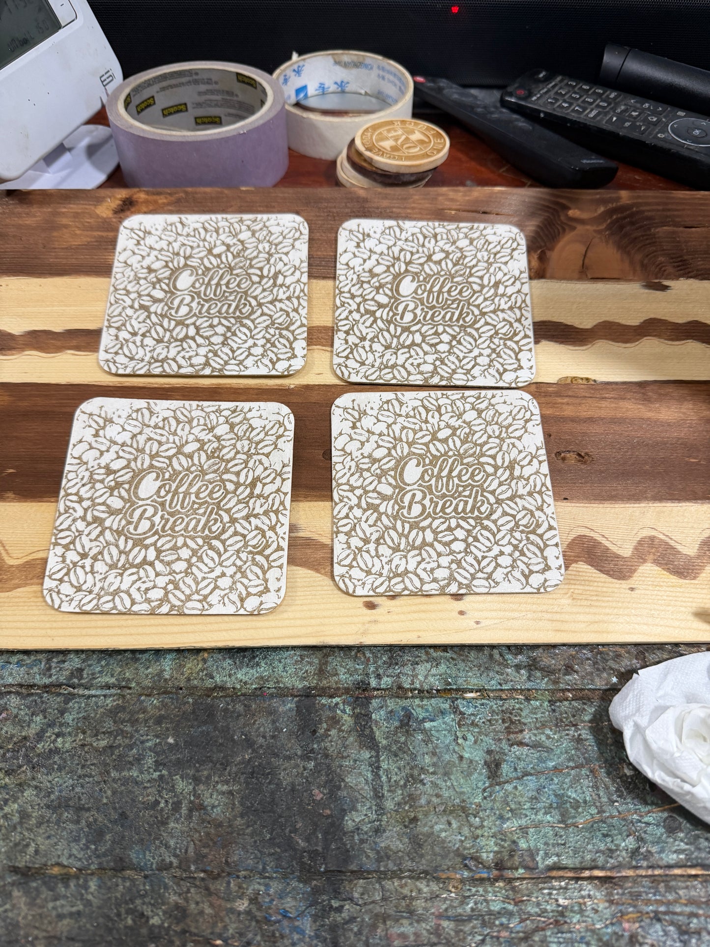 ☕ Coffee Break Coasters – The Budget Heroes! ☕ coffee card coasters