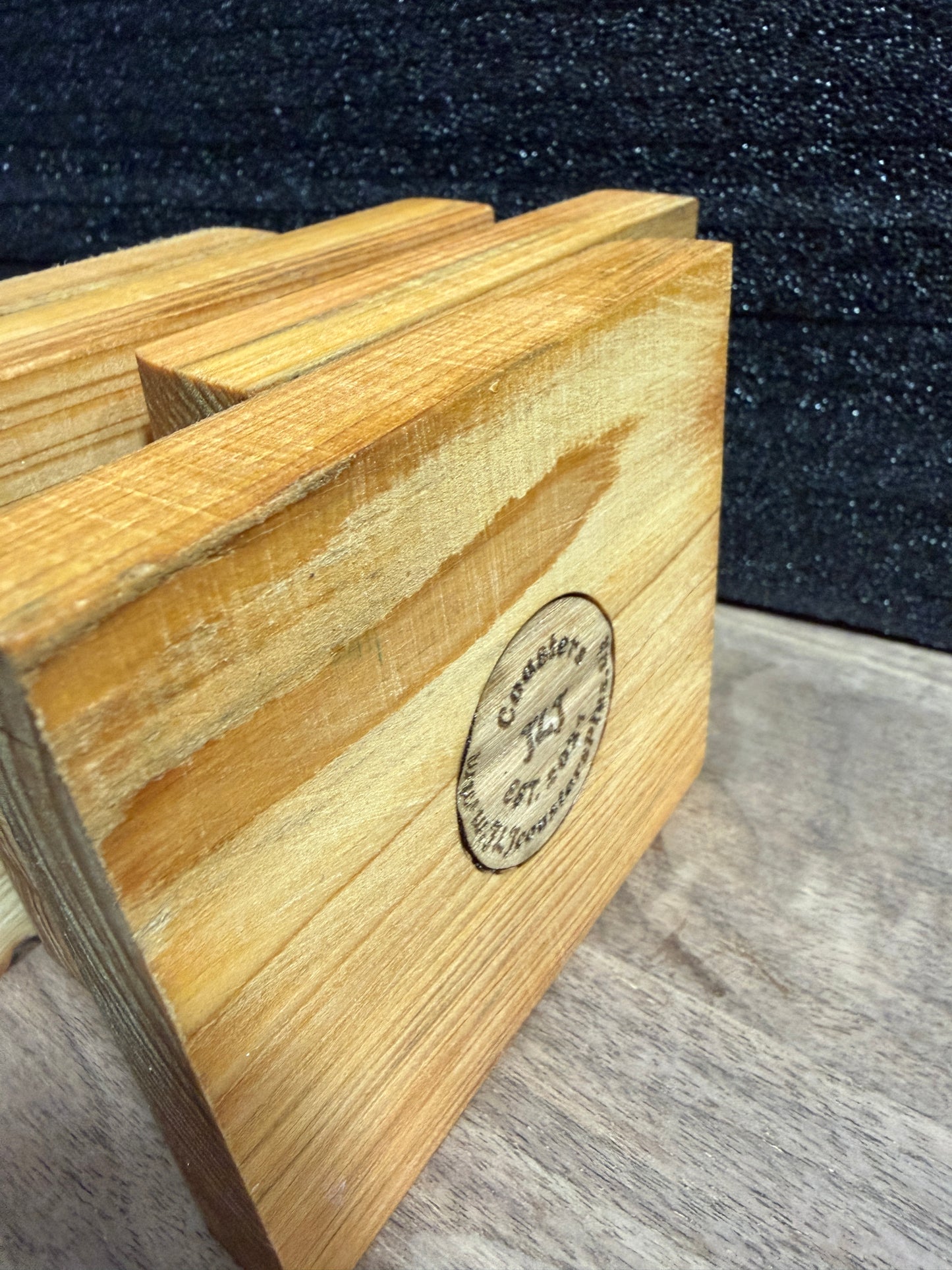 🌿 Hummingbird Chunky Wooden Coasters – Handmade &amp; Laser Engraved