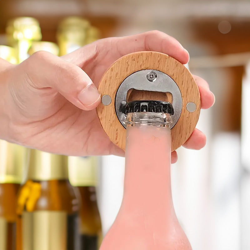 Bottle round personalised opener